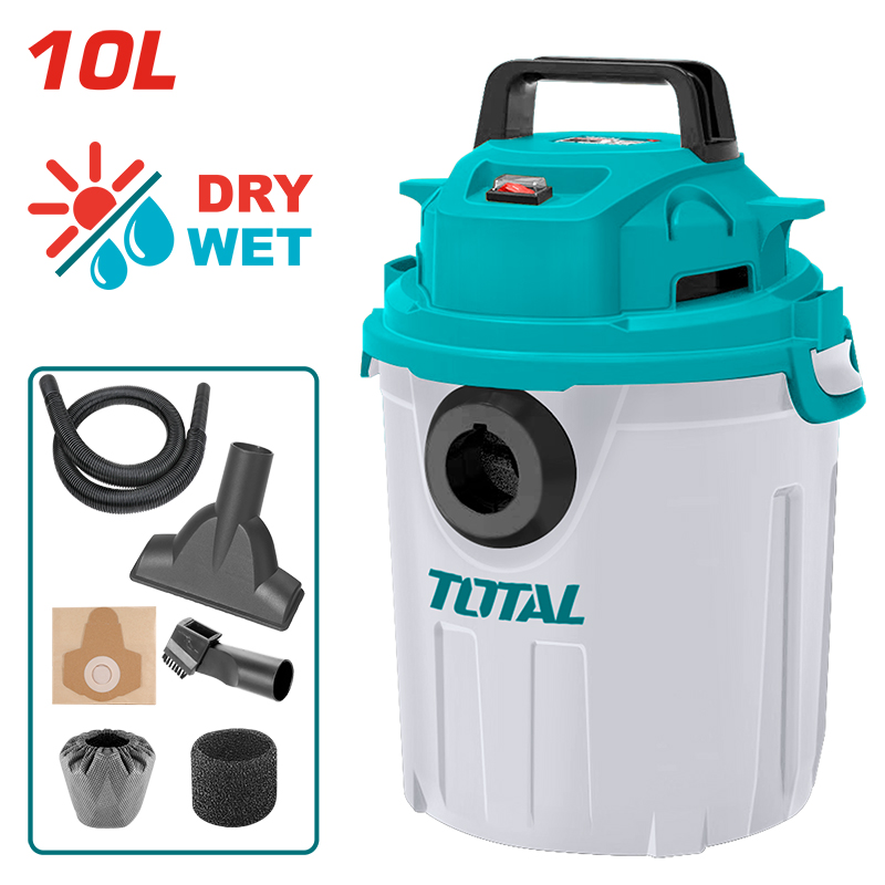 Máy hút bụi khô và ướt 1000W Total TVC10101