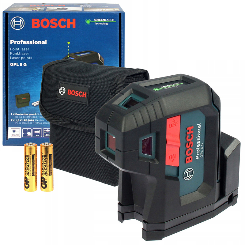 Máy định vị laser 5 điểm xanh Bosch GPL 5 G